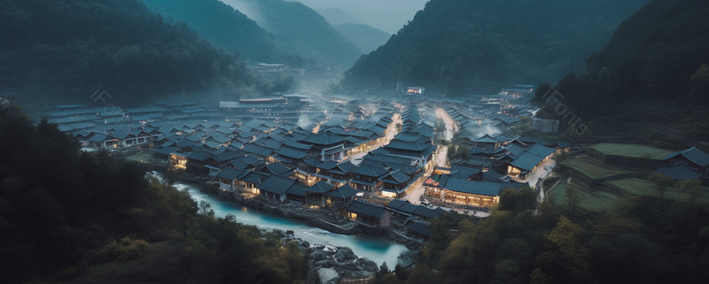 宏伟古代建筑古村落旅游景点观光,高清,摄影图,摄影图片,图片大全,摄影图免费下载